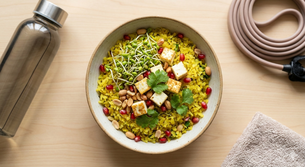Protein-Rich Poha Recipe for Fitness & Gym Lovers
