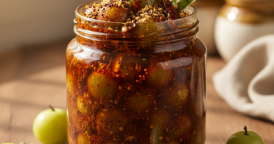Oil-Free Gooseberry Pickle Recipe
