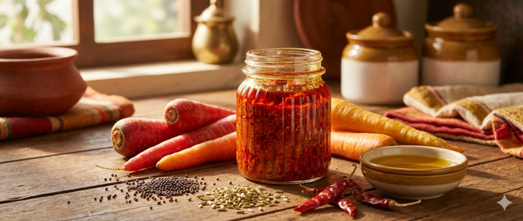 gajar ka achar recipe