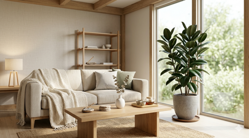 Rubber Plant at Home Benefits, Feng Shui, Care & Decor Tips