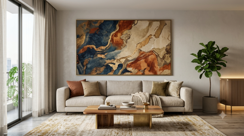 Large Wall Art Ideas for Living Rooms With Empty Walls