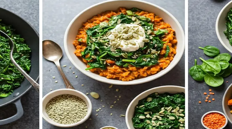 Iron-Rich Vegan Recipes: Tasty Meals Using Spinach, Lentils & More